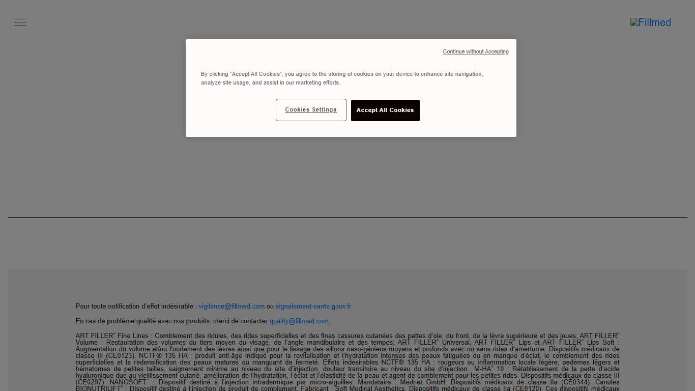 Page not found - FillMed